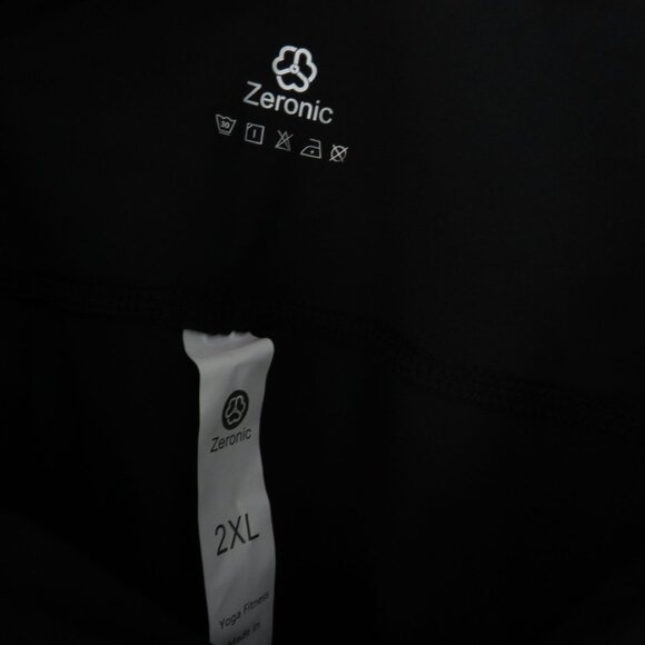 Zeronic Womens XXL Black Yoga Pants Polyester/Spandex Blend NWT - Picture 6 of 6